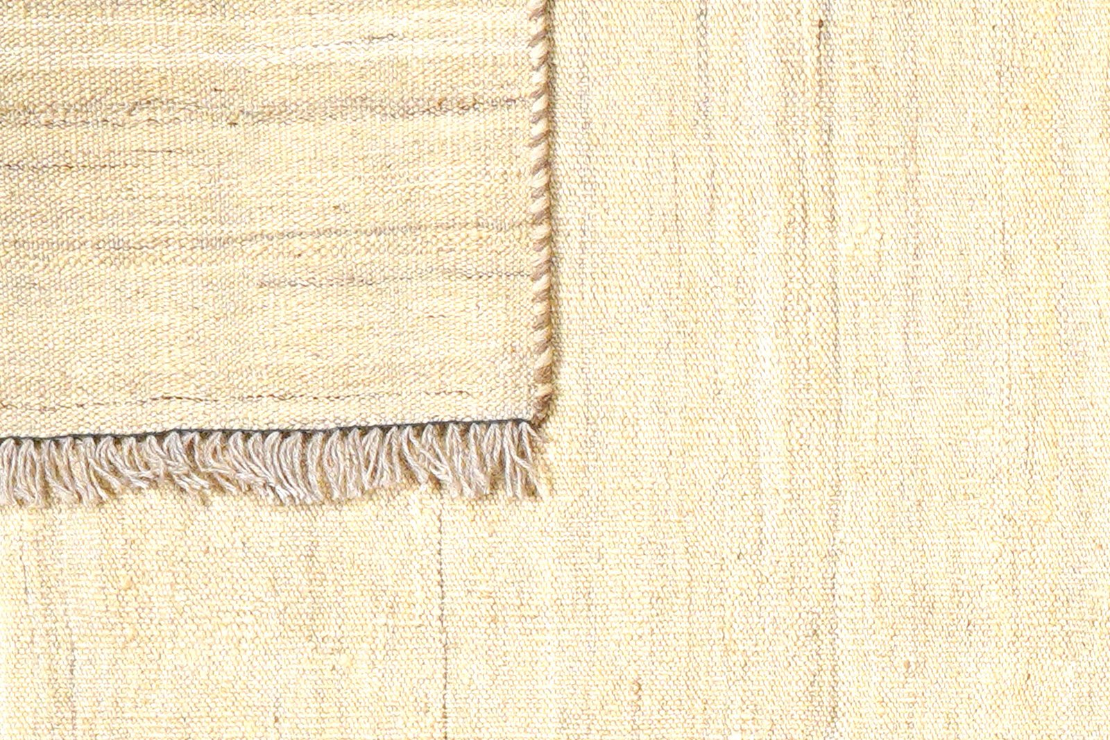 Kelim Gashgai — Handmade, 149x206 cm, Beige, 100% Virgin Wool | View 6
