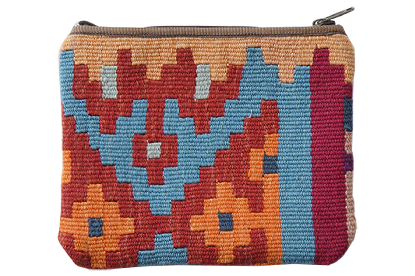 Kelim Bag  Fleur — Handgefertigt, 30x25 cm, Bunt, 100% Virgin Wool | Main view