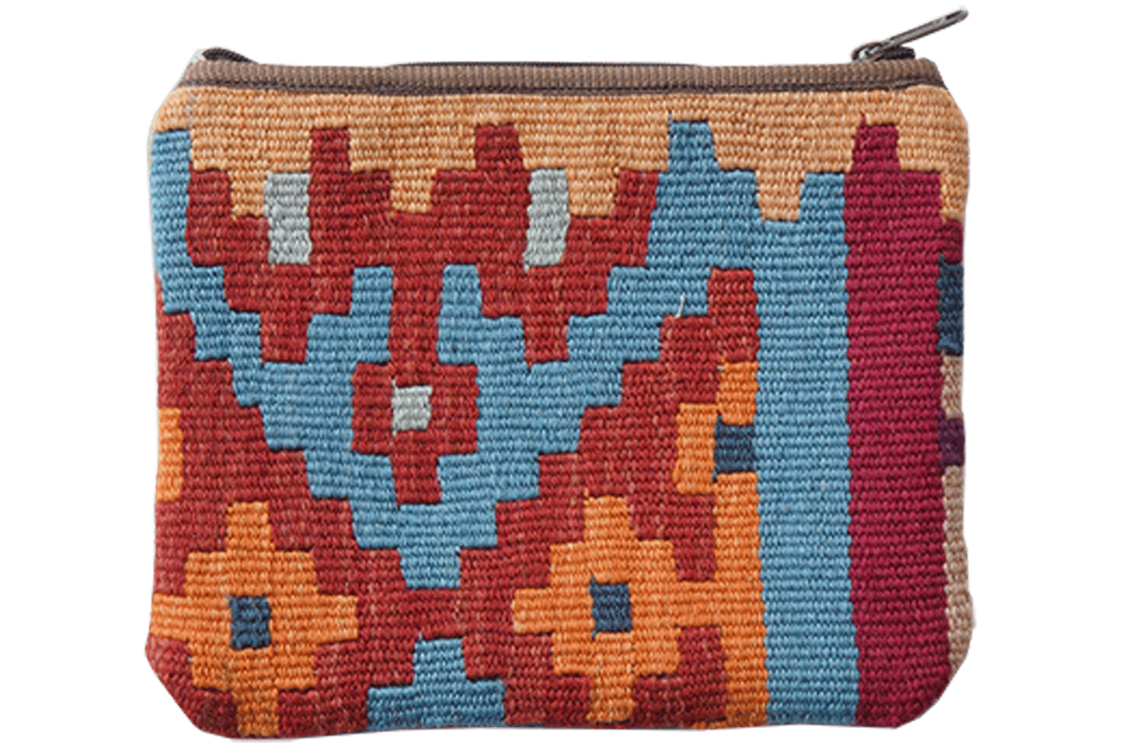 Kelim Bag  Fleur — Handmade, 25x30 cm, Multicolor, 100% Virgin Wool | Main view