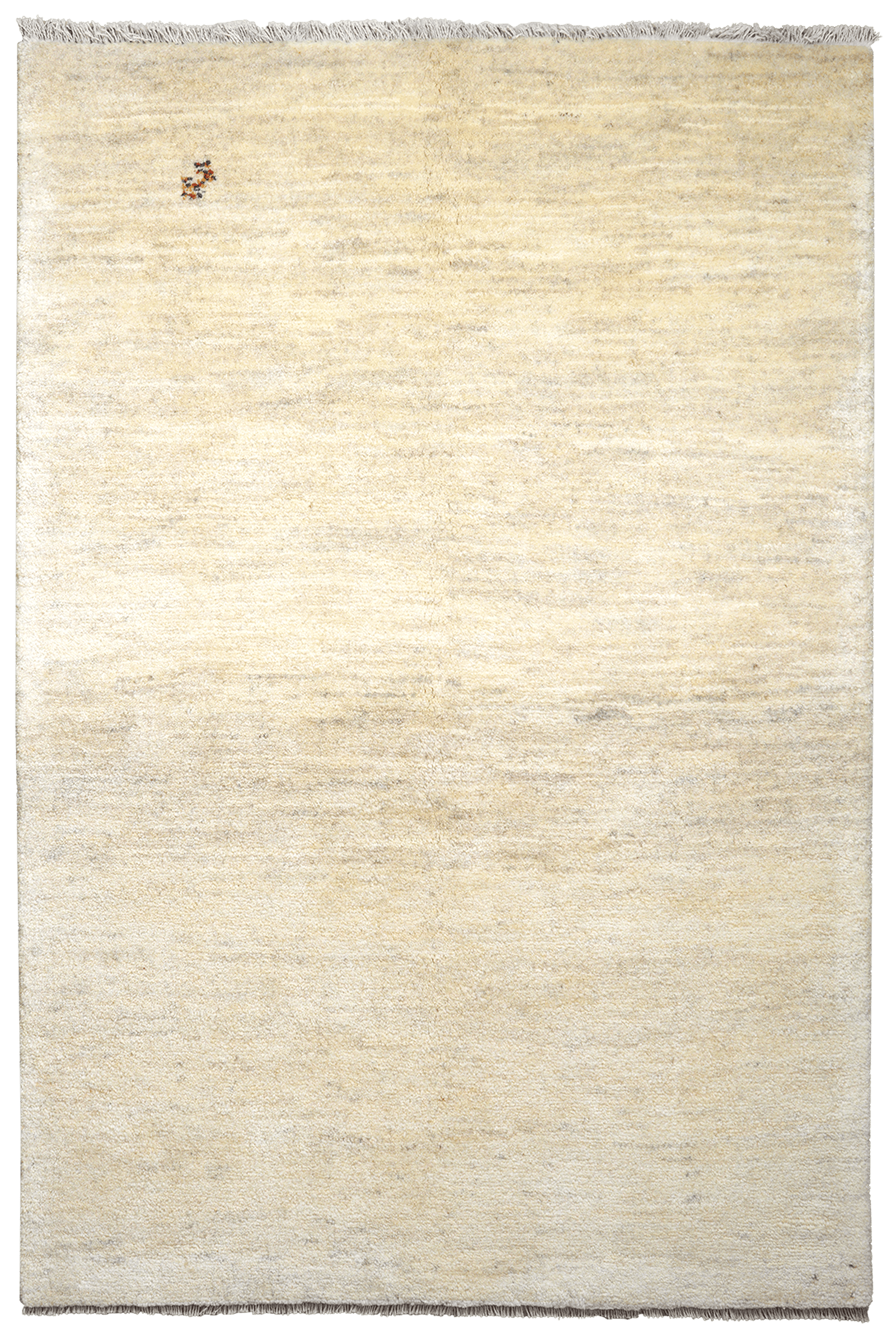 Gabbeh — Hand-knotted, 123x184 cm, Beige, 100% Virgin Wool | Main view