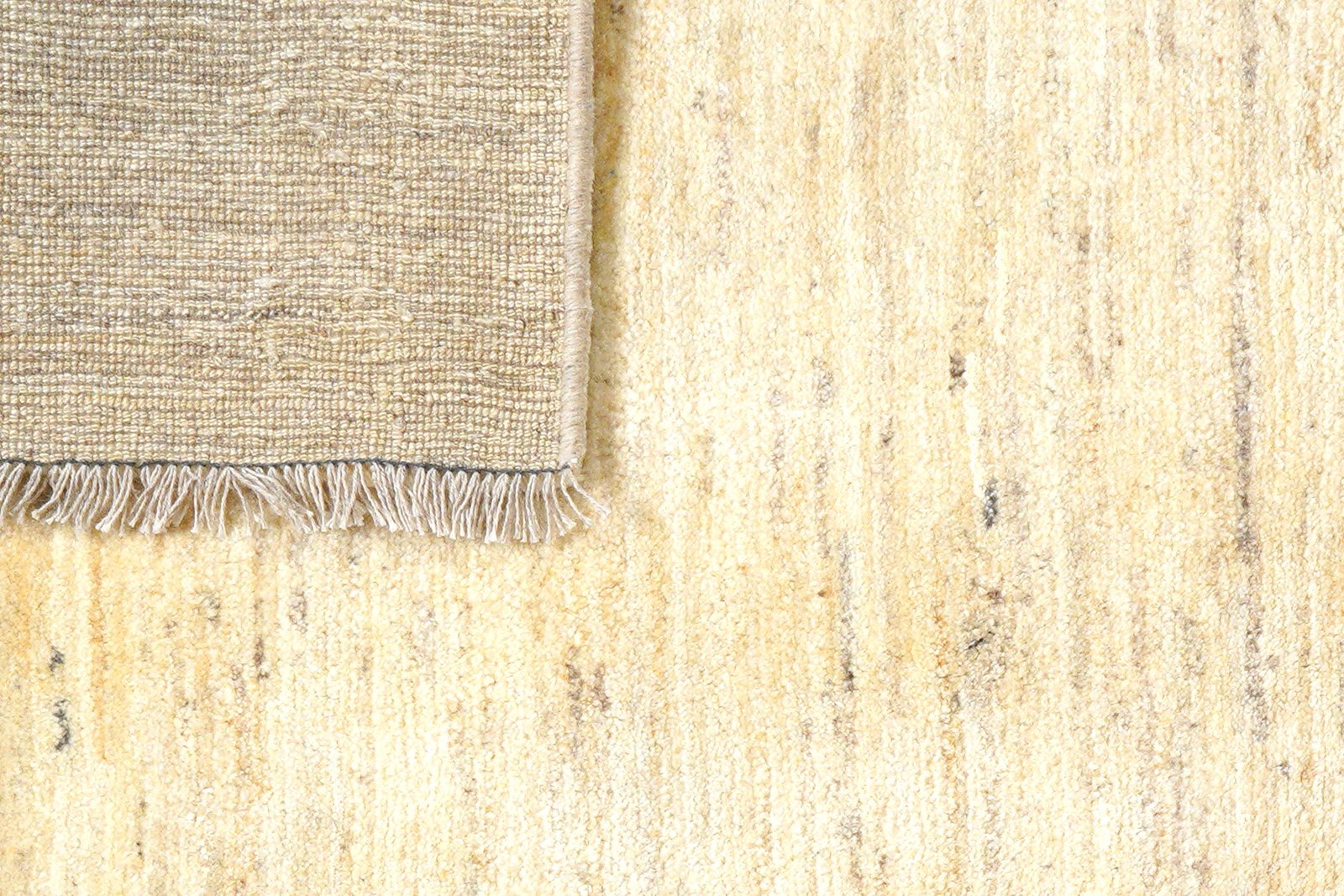 Gabbeh — Hand-knotted, 152x190 cm, Beige, 100% Virgin Wool | View 7