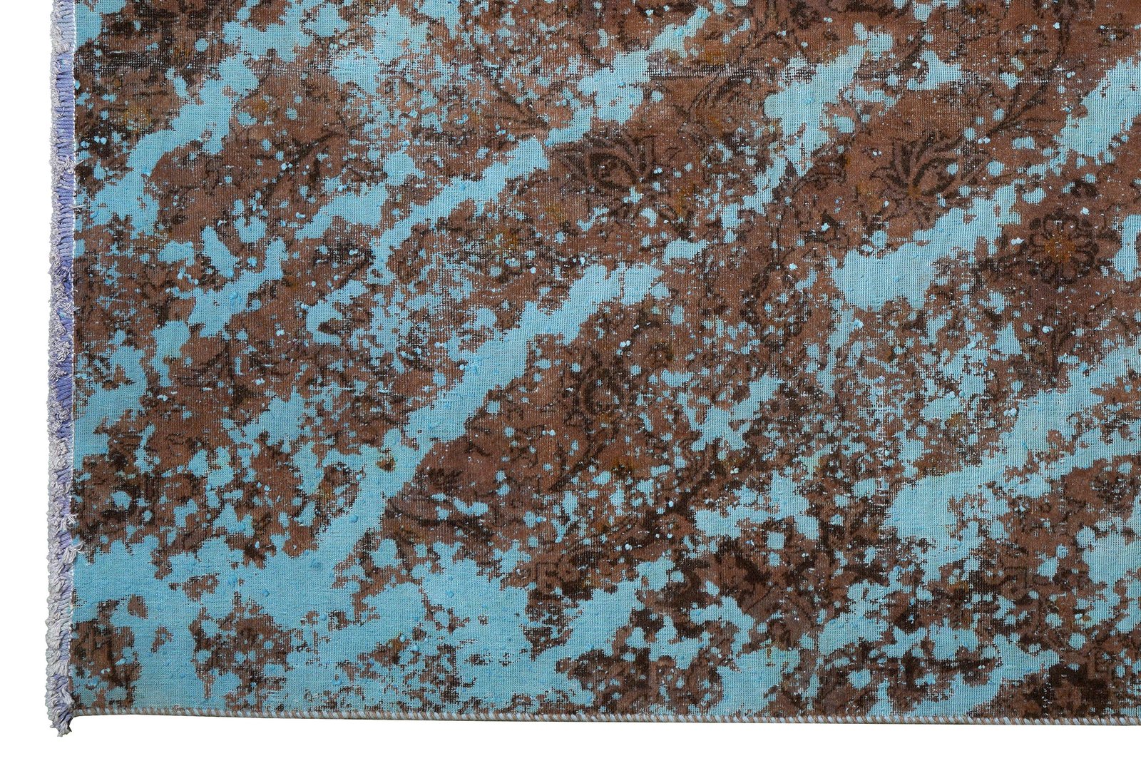 Vintage — Hand-knotted, 178x235 cm, Blue, 100% Virgin Wool | View 3