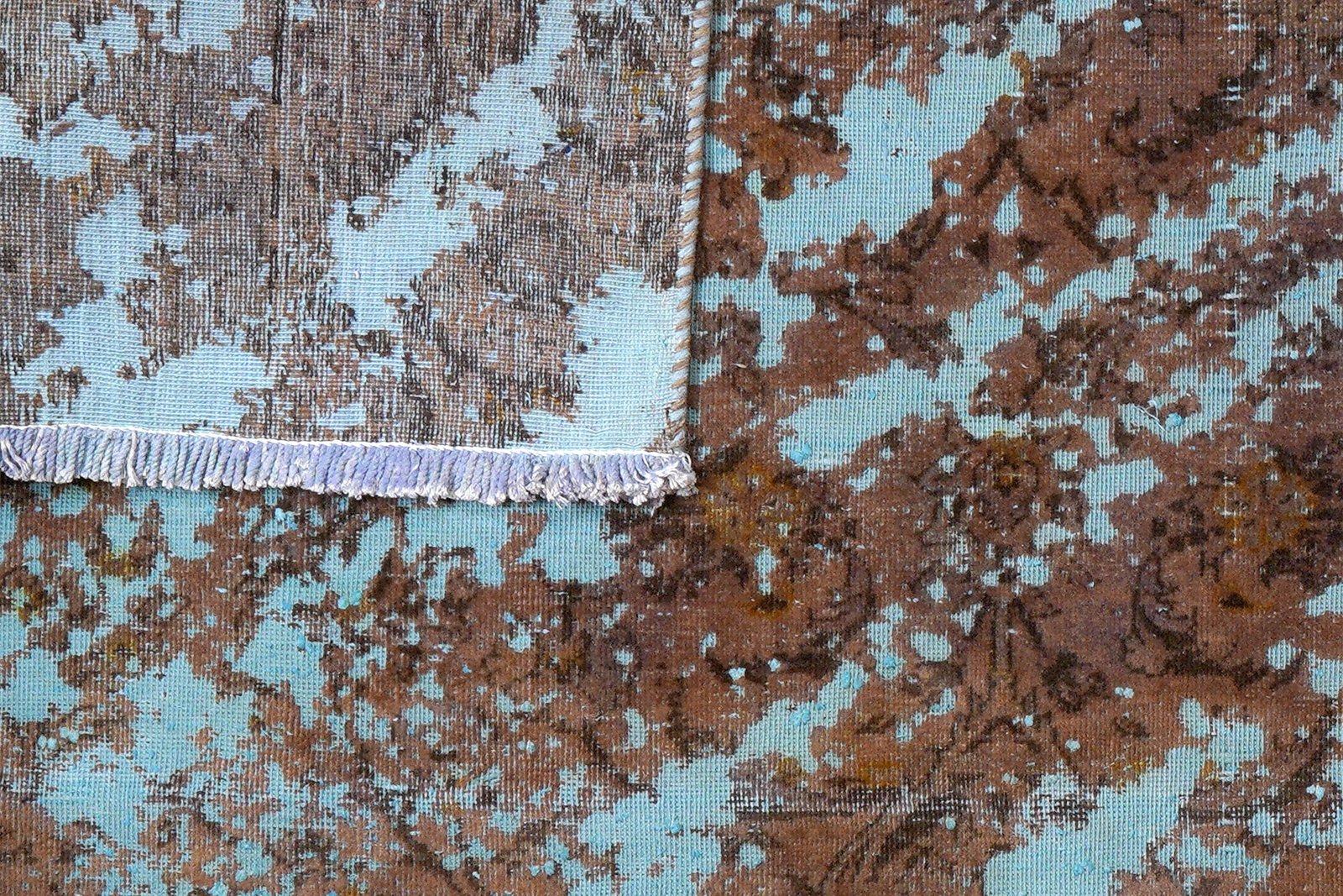 Vintage — Hand-knotted, 178x235 cm, Blue, 100% Virgin Wool | View 7