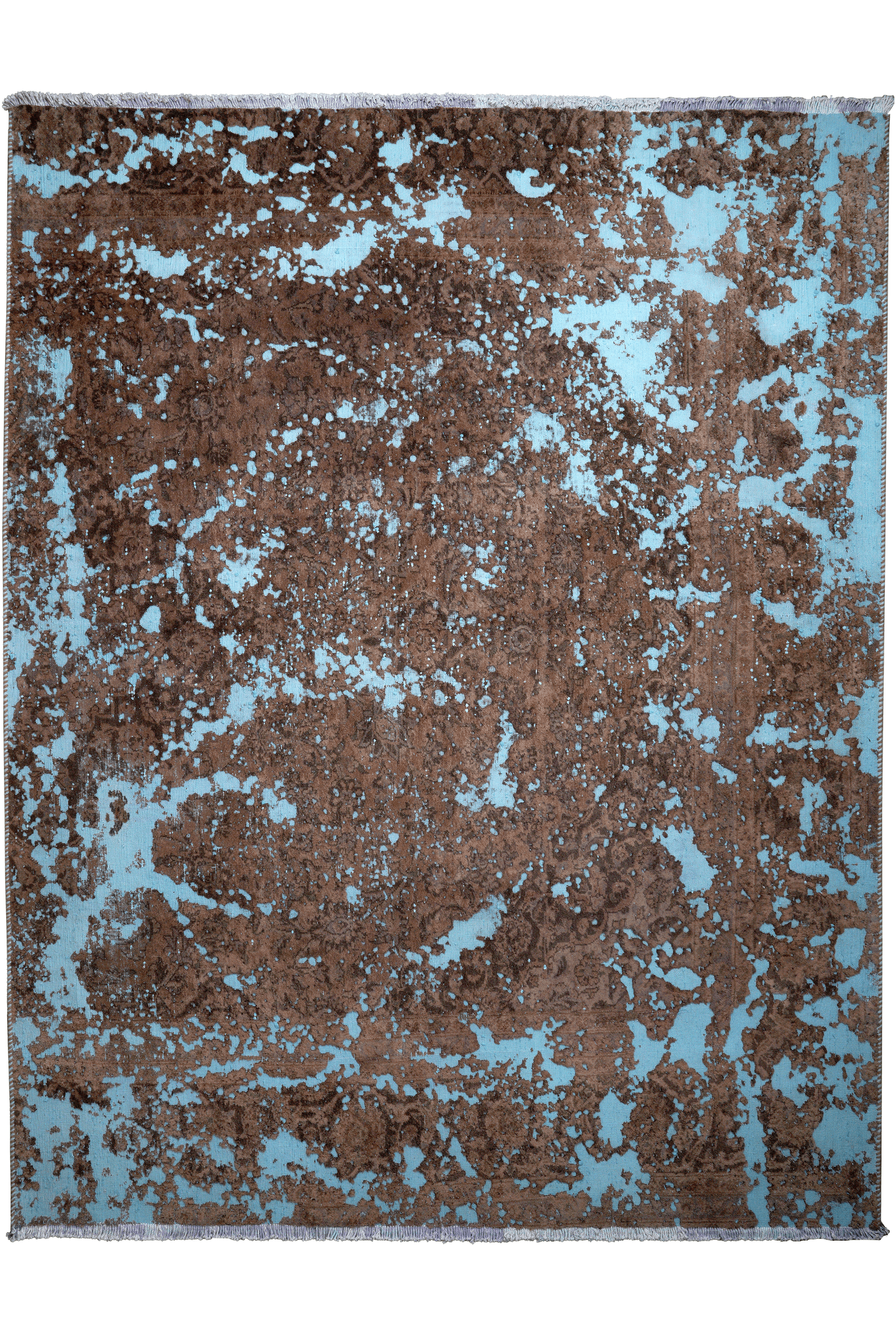 Vintage — Hand-knotted, 209x266 cm, Brown, 100% Virgin Wool | Main view
