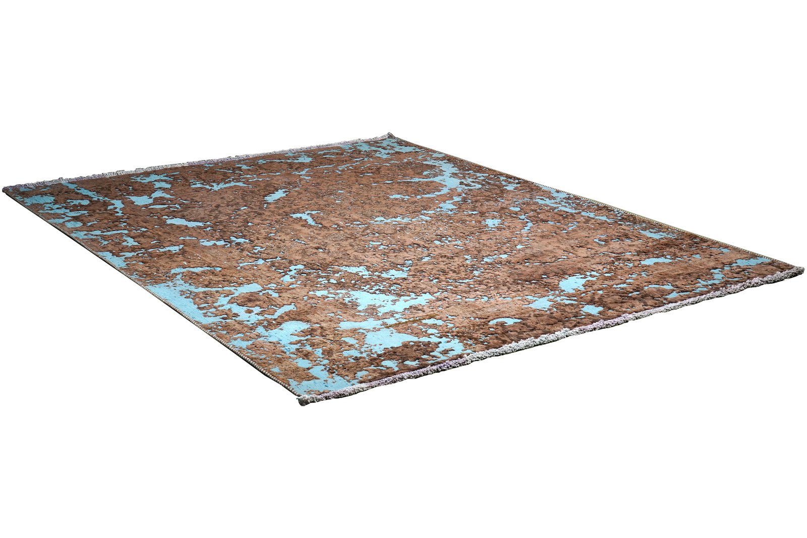 Vintage — Hand-knotted, 209x266 cm, Brown, 100% Virgin Wool | View 4
