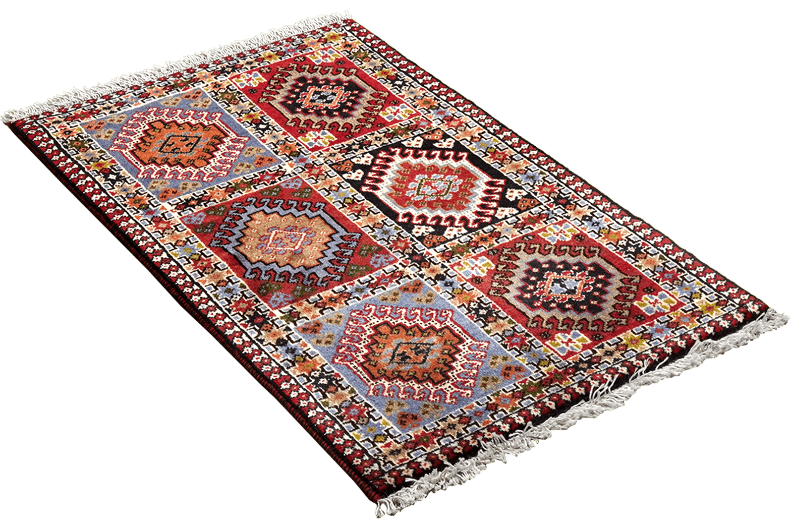 Yalameh — Hand-knotted, 61x100 cm, Multicolor, 100% Virgin Wool | View 4