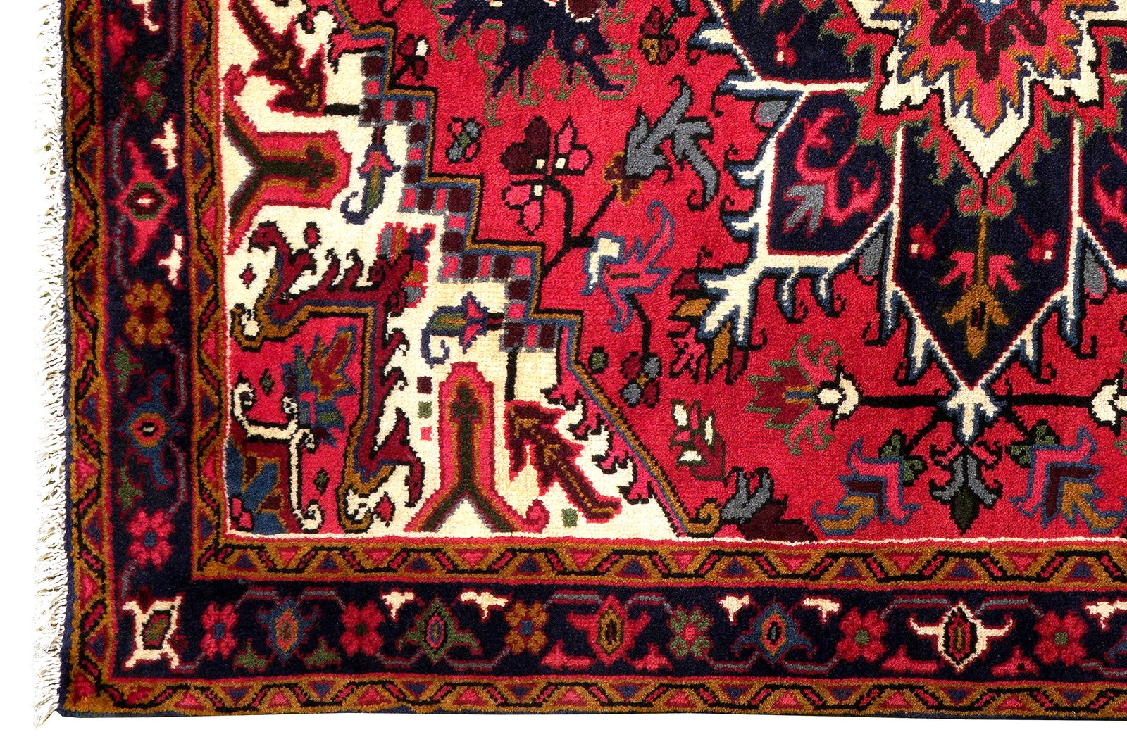 Mehrewan — Hand-knotted, 153x192 cm, Red, 100% Virgin Wool | View 3