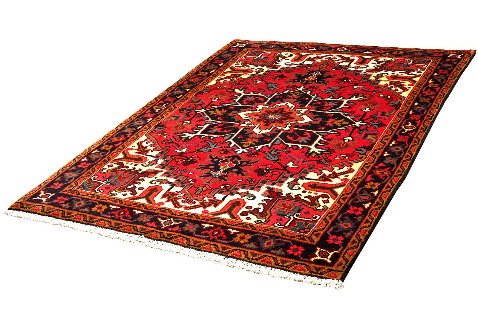 Mehrewan — Hand-knotted, 153x192 cm, Red, 100% Virgin Wool | View 5