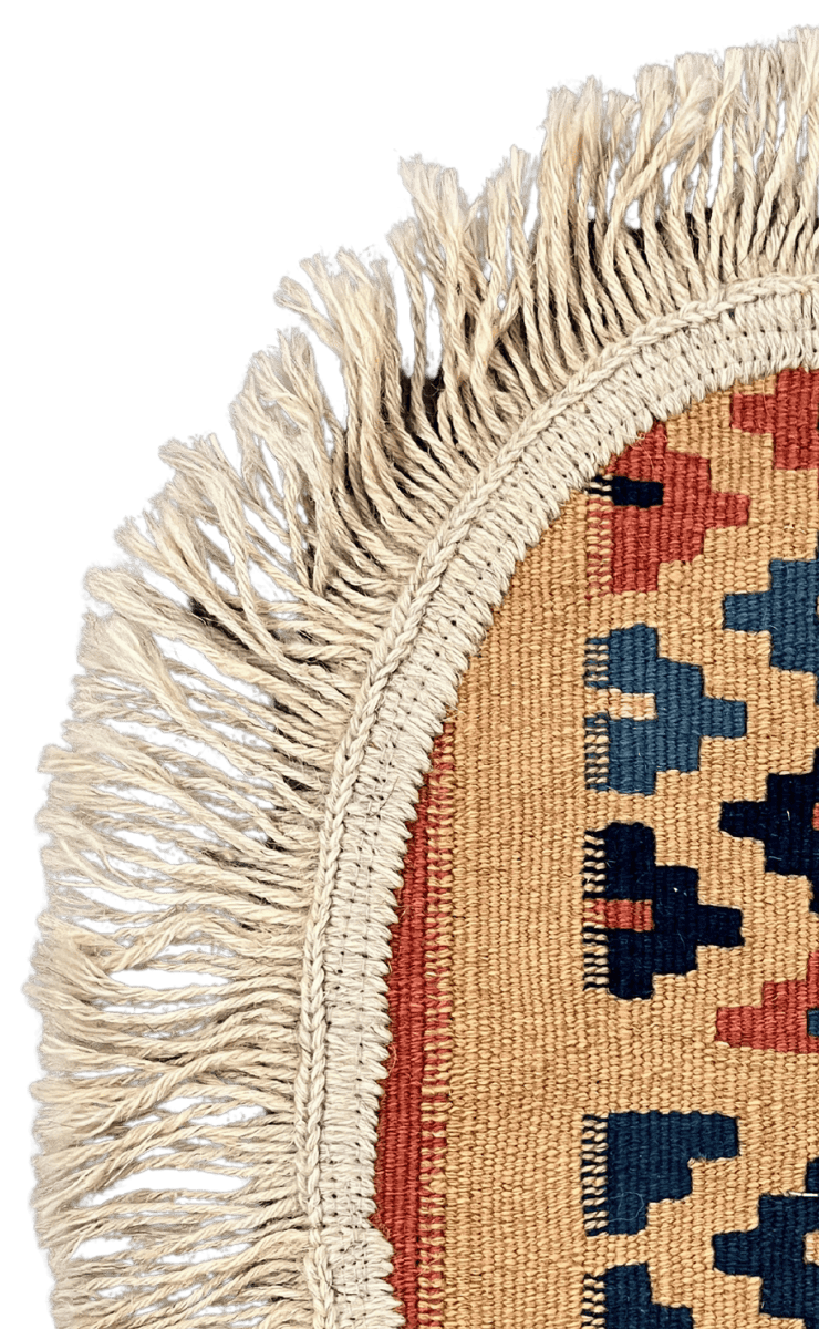 Kelim Gashgai — Handmade, 20x30 cm, Multicolor, 100% Virgin Wool | View 3