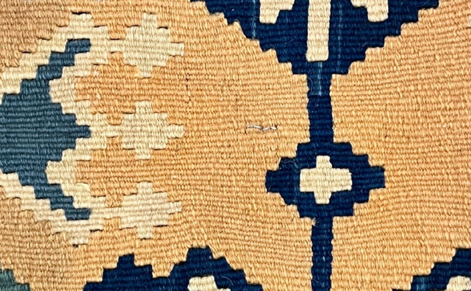 Kelim Gashgai — Handmade, 30x30 cm, Multicolor, 100% Virgin Wool | View 4