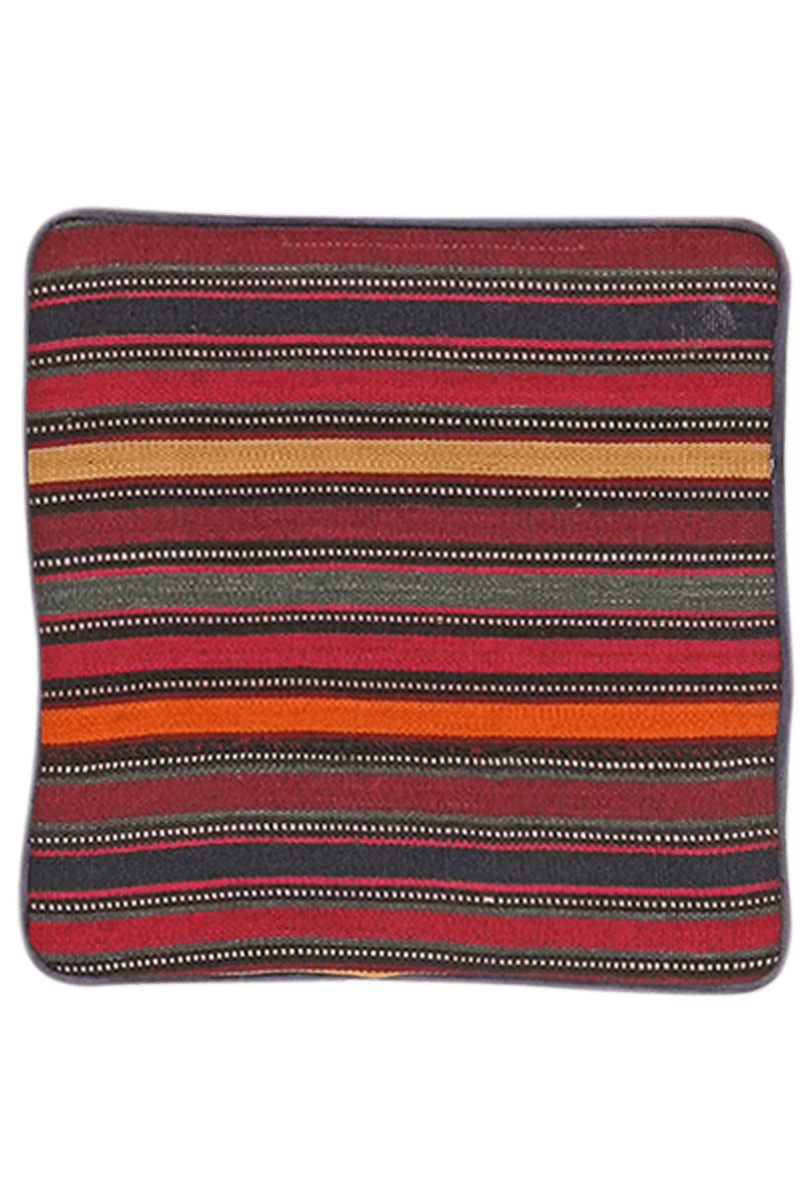 Kelim Kissen — Handmade, 35x40 cm, Multicolor, 100% Virgin Wool | Main view