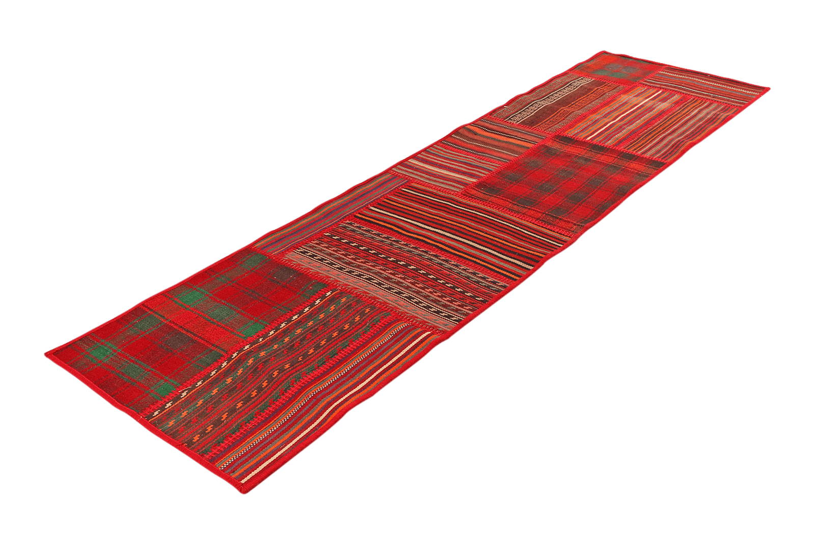 Kelim Tekkeh — Handmade, 70x250 cm, Multicolor, 100% Virgin Wool | View 5