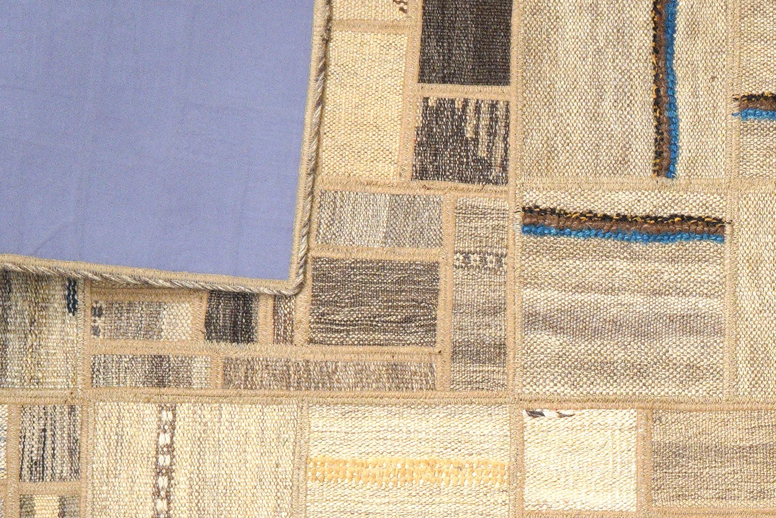 Kelim Tekkeh — Handmade, 150x200 cm, Beige, 100% Virgin Wool | View 6