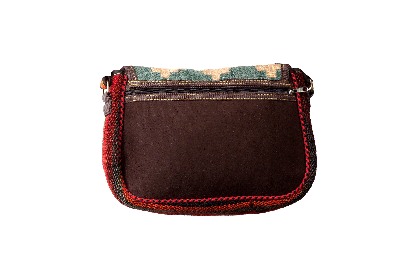 Kelim Tasche — Handmade, 30x23 cm, Multicolor, 100% Virgin Wool | View 3