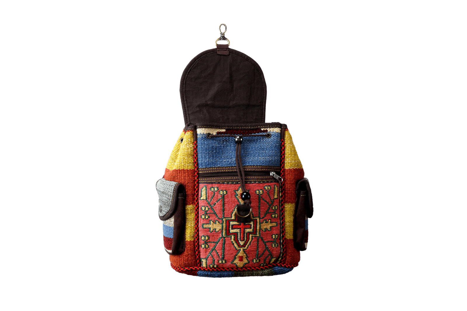 Kelim — Handmade, 30x34 cm, Multicolor, 100% Virgin Wool | View 5