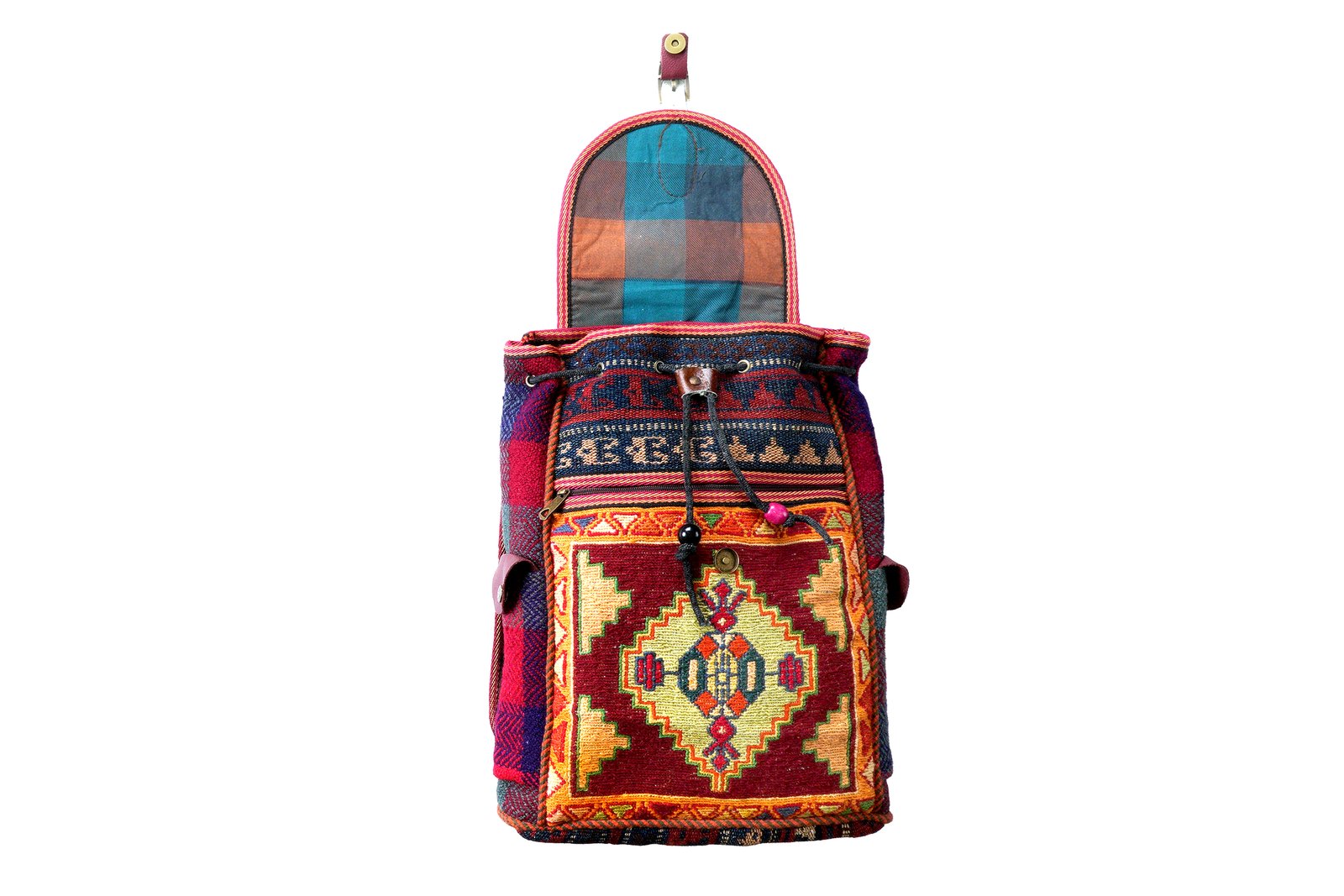 Kelim — Handmade, 36x47 cm, Multicolor, 100% Virgin Wool | View 5