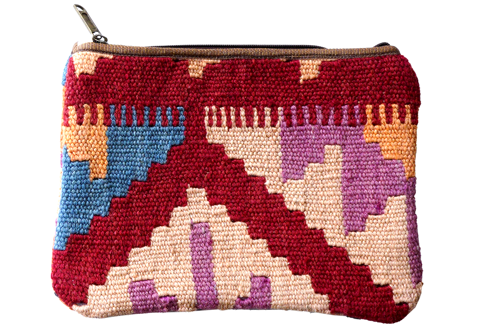 Kelim Bag Vivienne — Handgefertigt, 33x23 cm, Bunt, 100% Virgin Wool | Main view