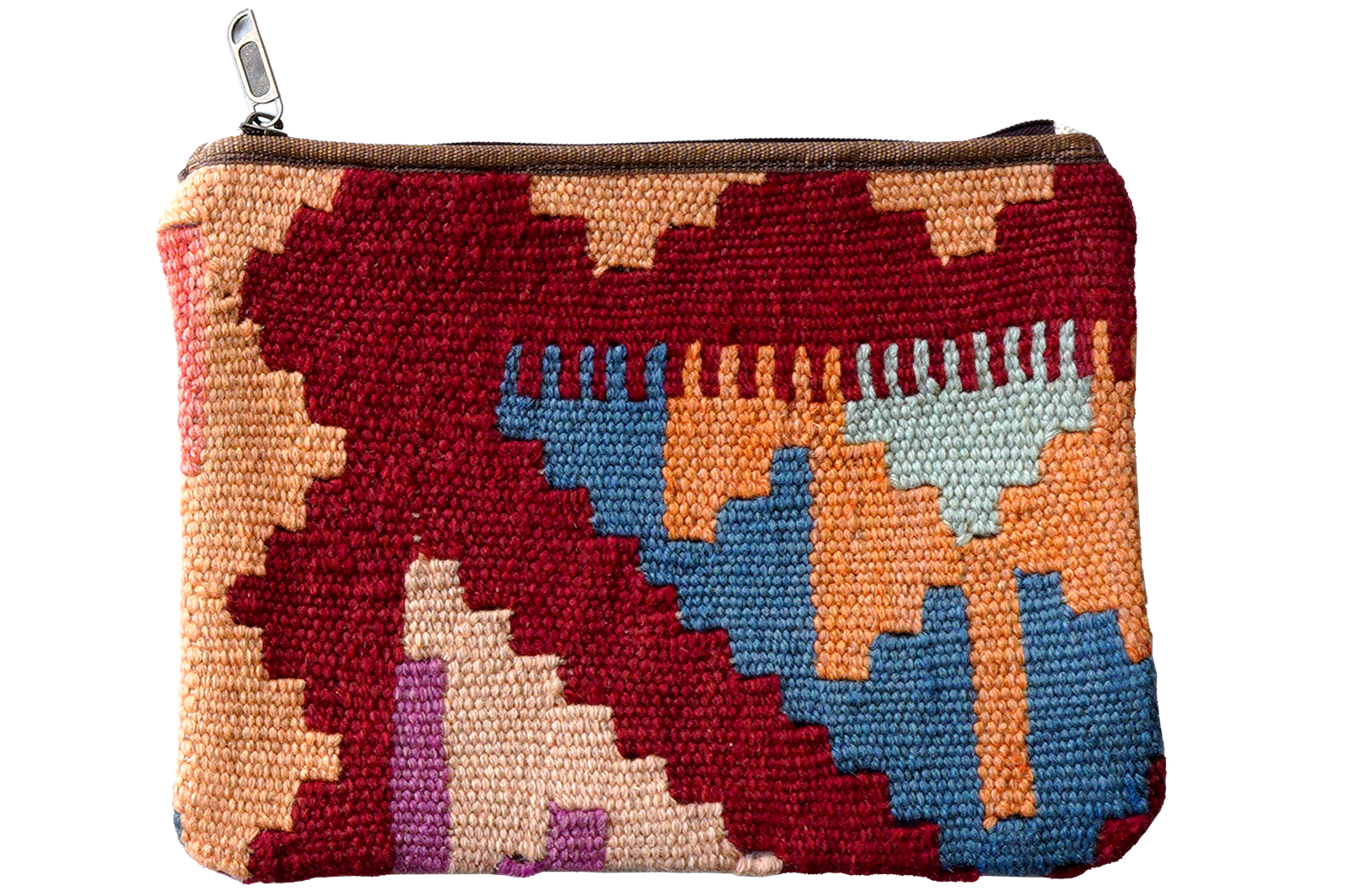 Kelim Bag Alix — Handgefertigt, 33x23 cm, Bunt, 100% Virgin Wool | Main view