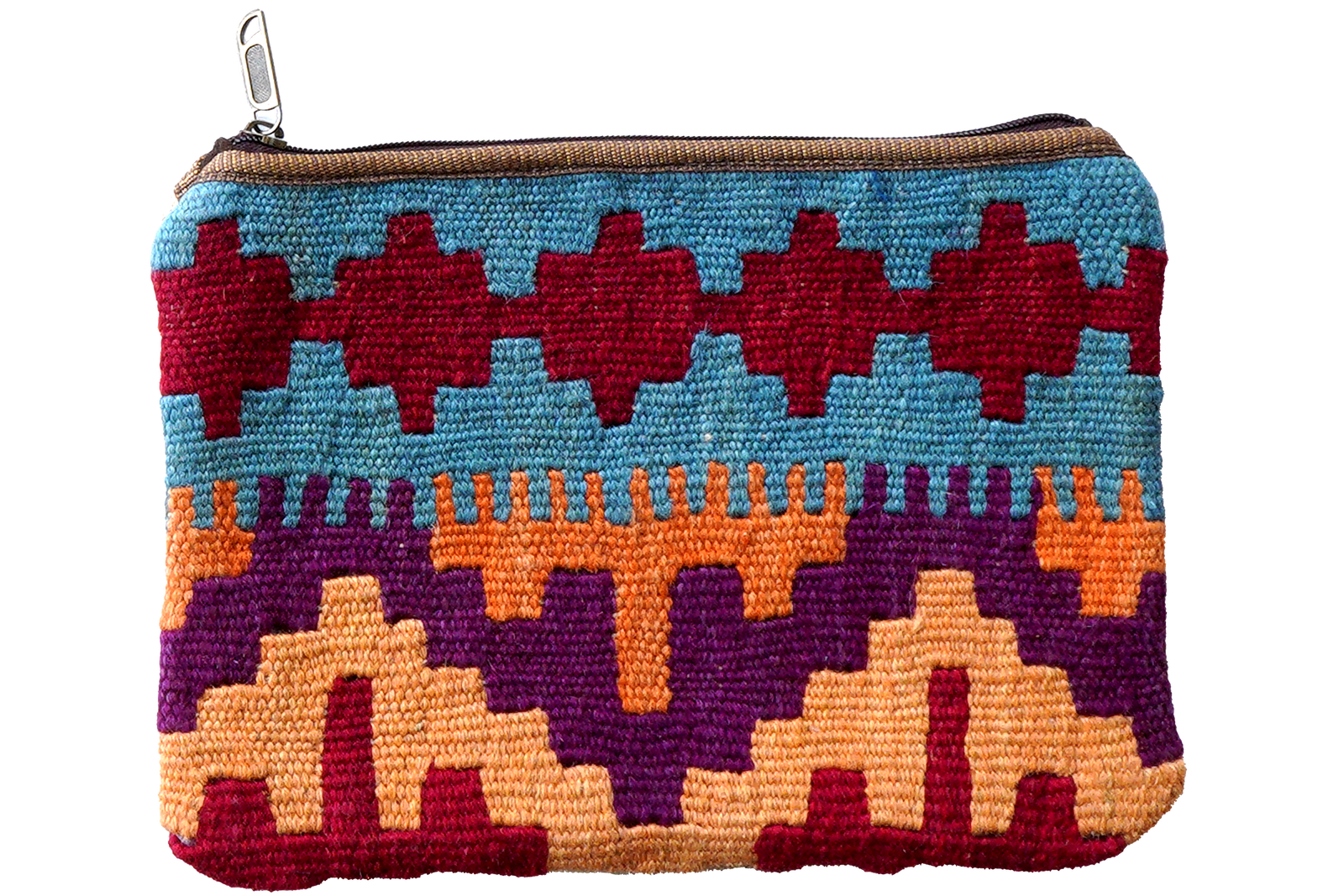 Kelim Bag Justine — Handgefertigt, 33x23 cm, Bunt, 100% Virgin Wool | Main view