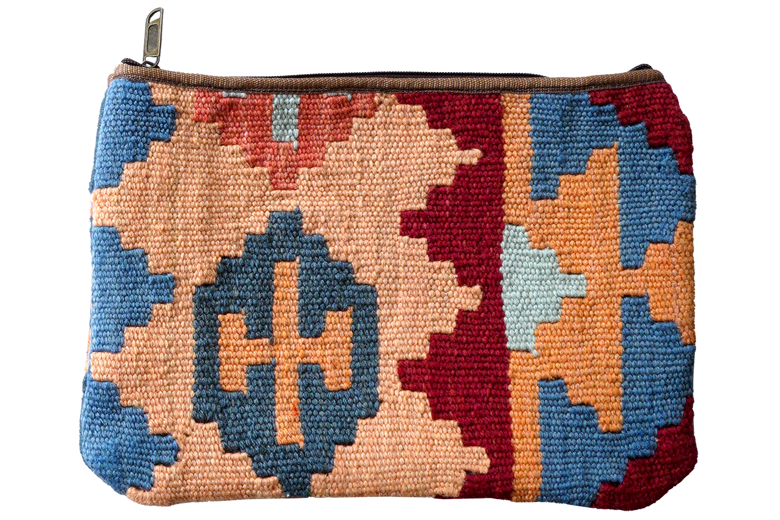 Kelim Bag Nathalie — Handgefertigt, 36x26 cm, Bunt, 100% Virgin Wool | Main view