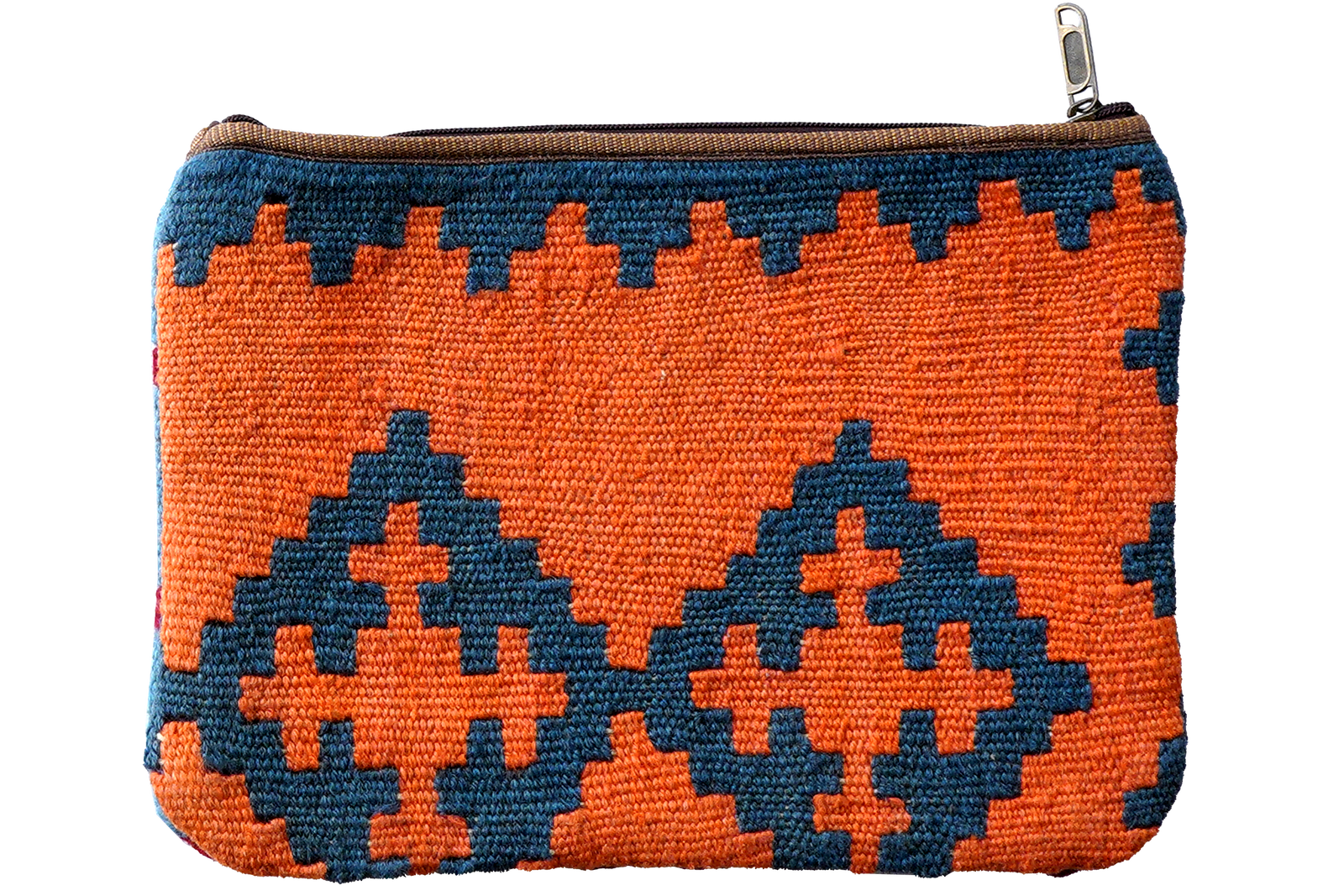 Kelim Bag Brigitte — Handgefertigt, 36x26 cm, Bunt, 100% Virgin Wool | Detail view