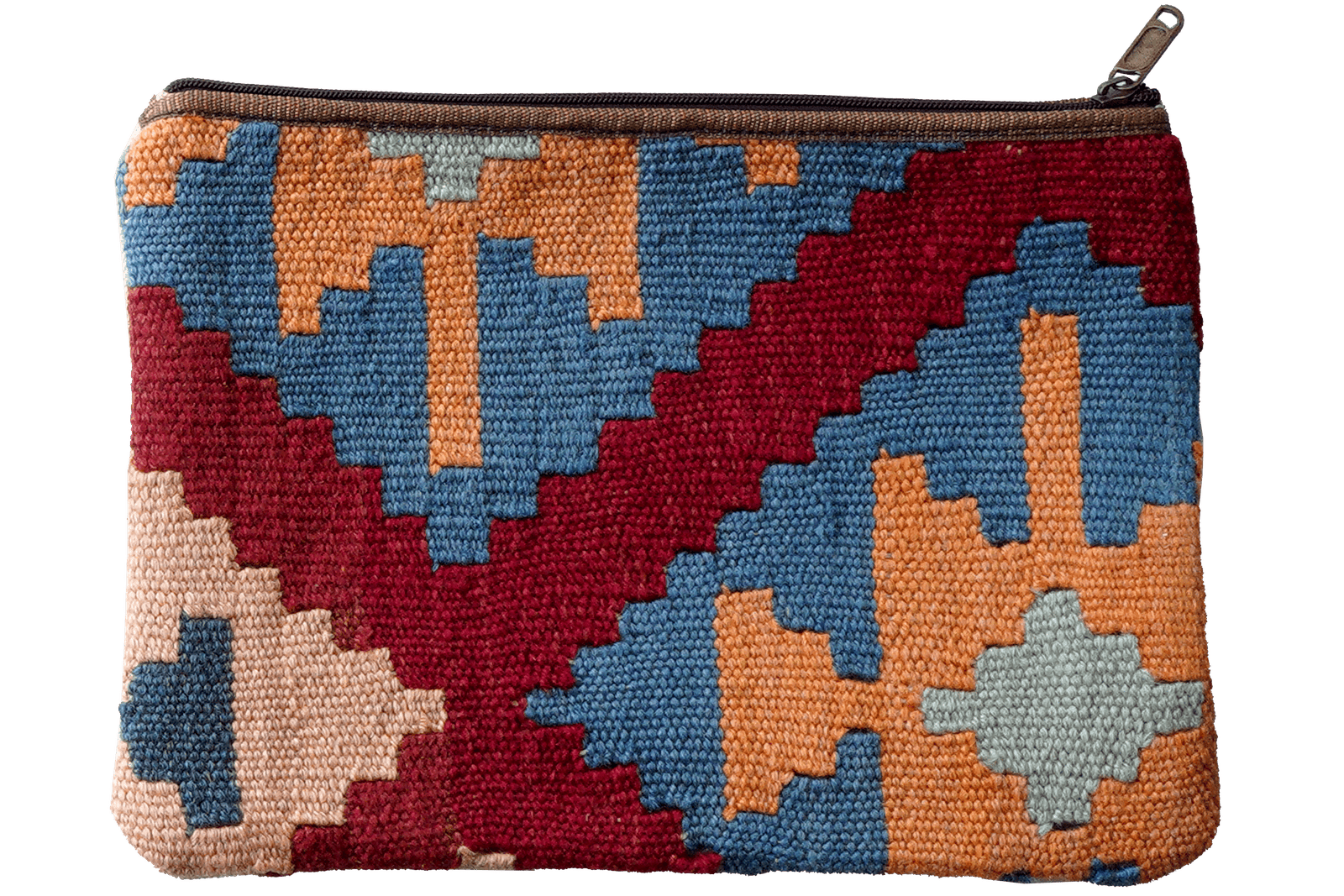 Kelim Bag Agnes — Handmade, 26x38 cm, Multicolor, 100% Virgin Wool | Main view