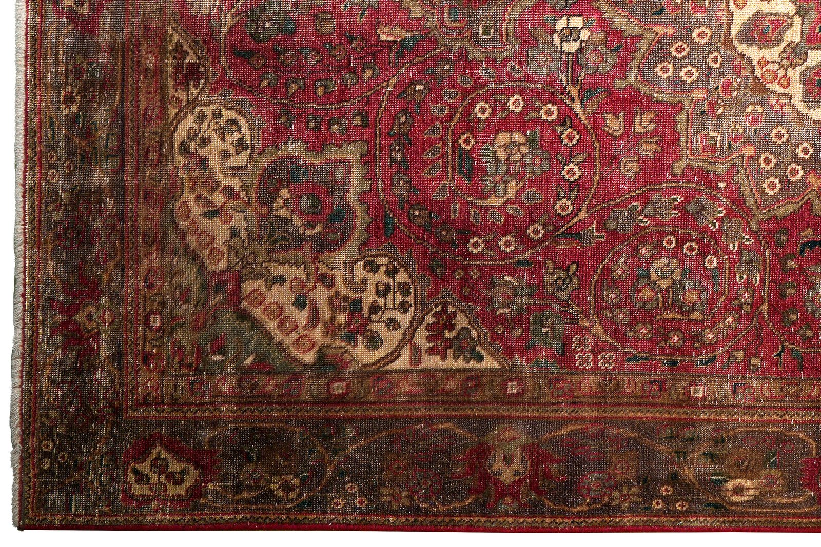 Heritage — Hand-knotted, 192x286 cm, Red, 100% Virgin Wool | View 3