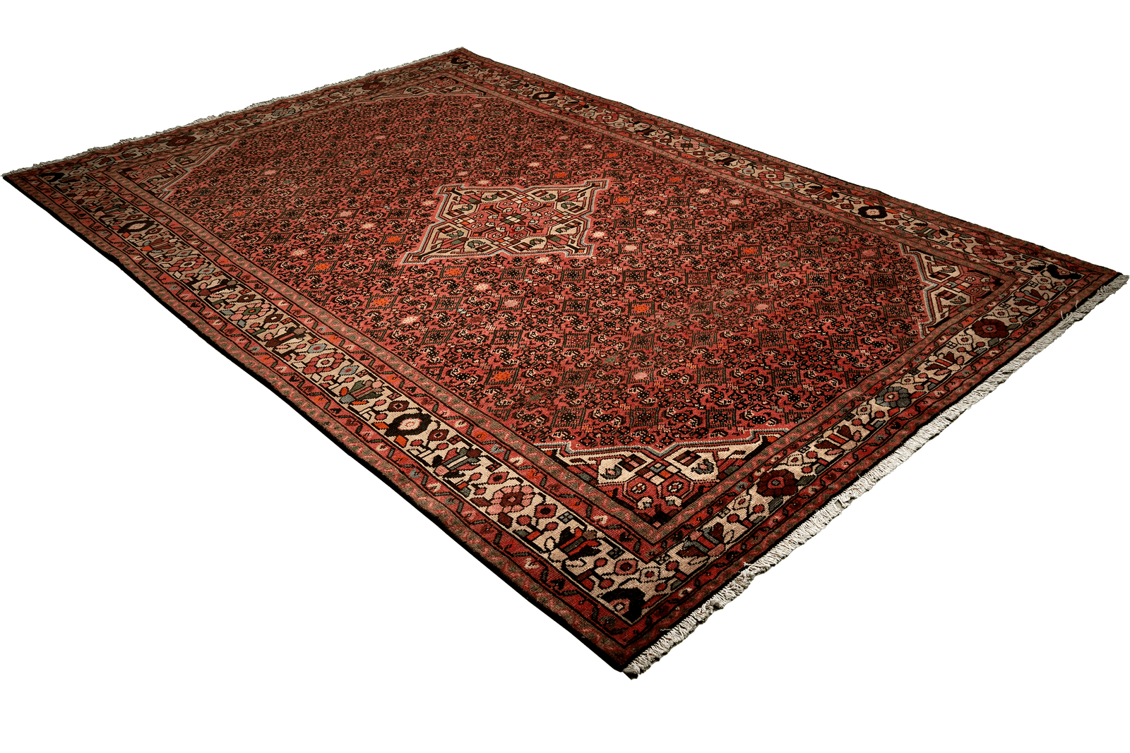 Heritage — Hand-knotted, 199x280 cm, Red, 100% Virgin Wool | View 4