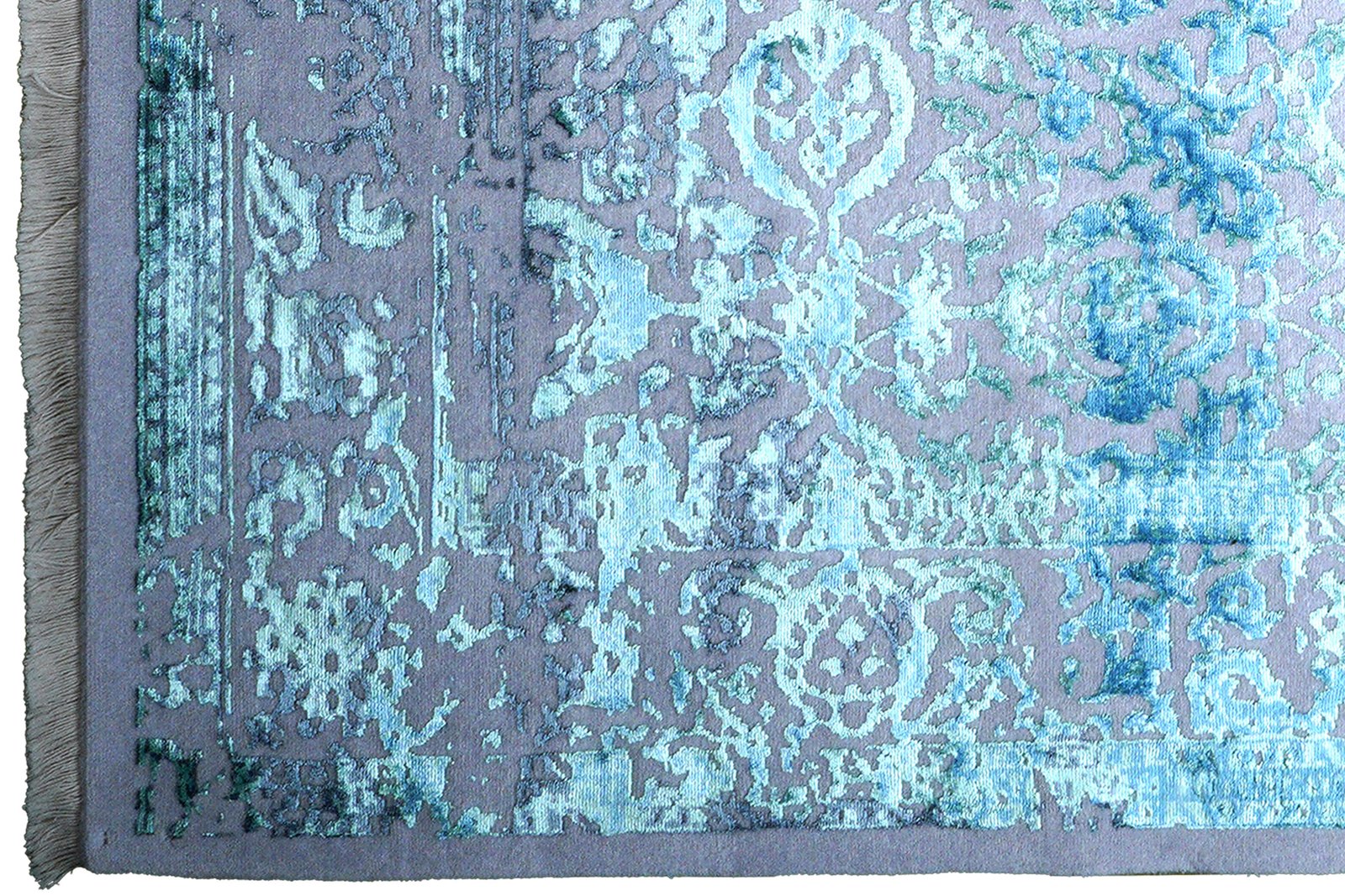Paradayda — Hand-knotted, 175x237 cm, Blue, 60% Viskose, 40% Baumwolle | View 3