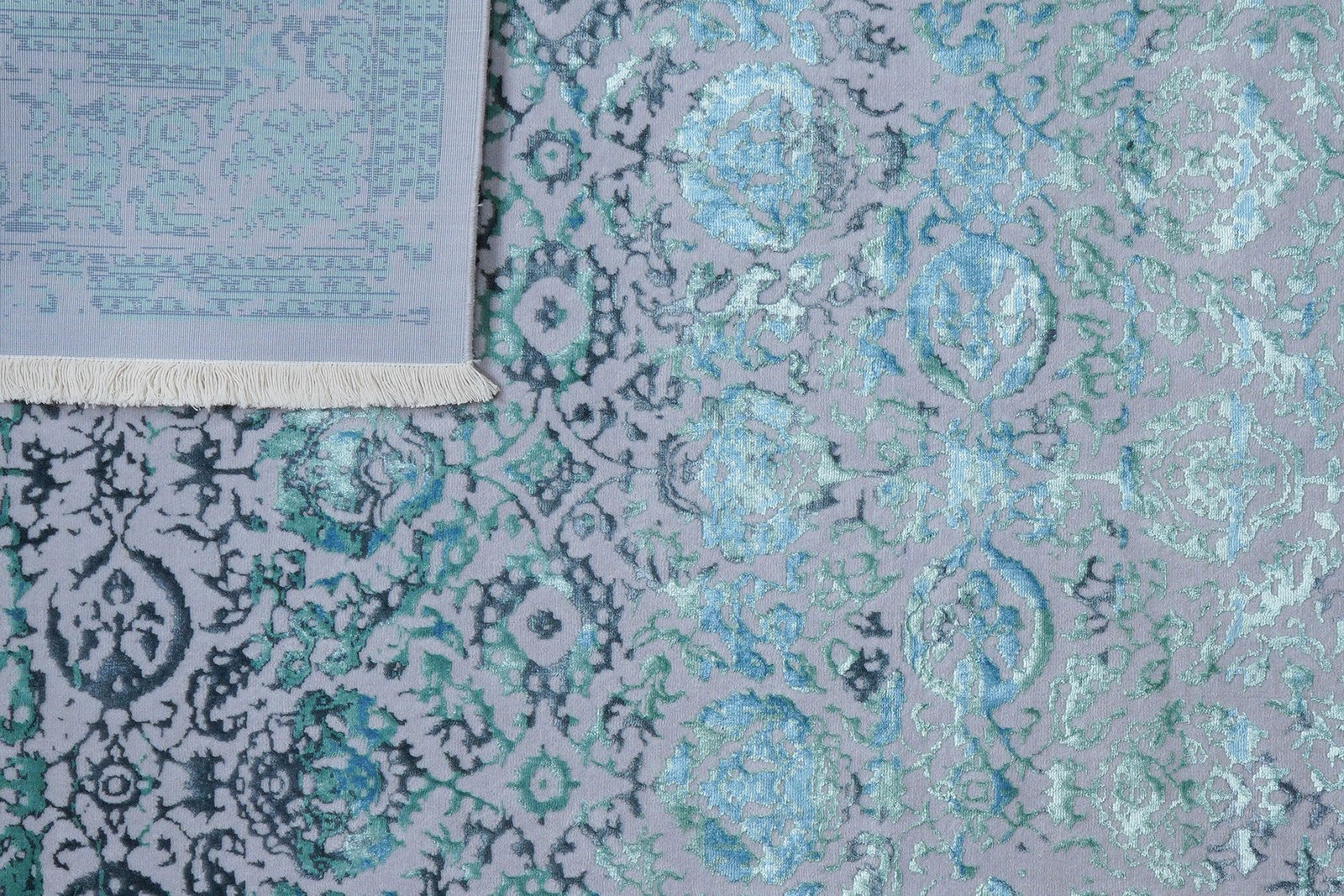 Paradayda — Hand-knotted, 175x237 cm, Blue, 60% Viskose, 40% Baumwolle | View 7