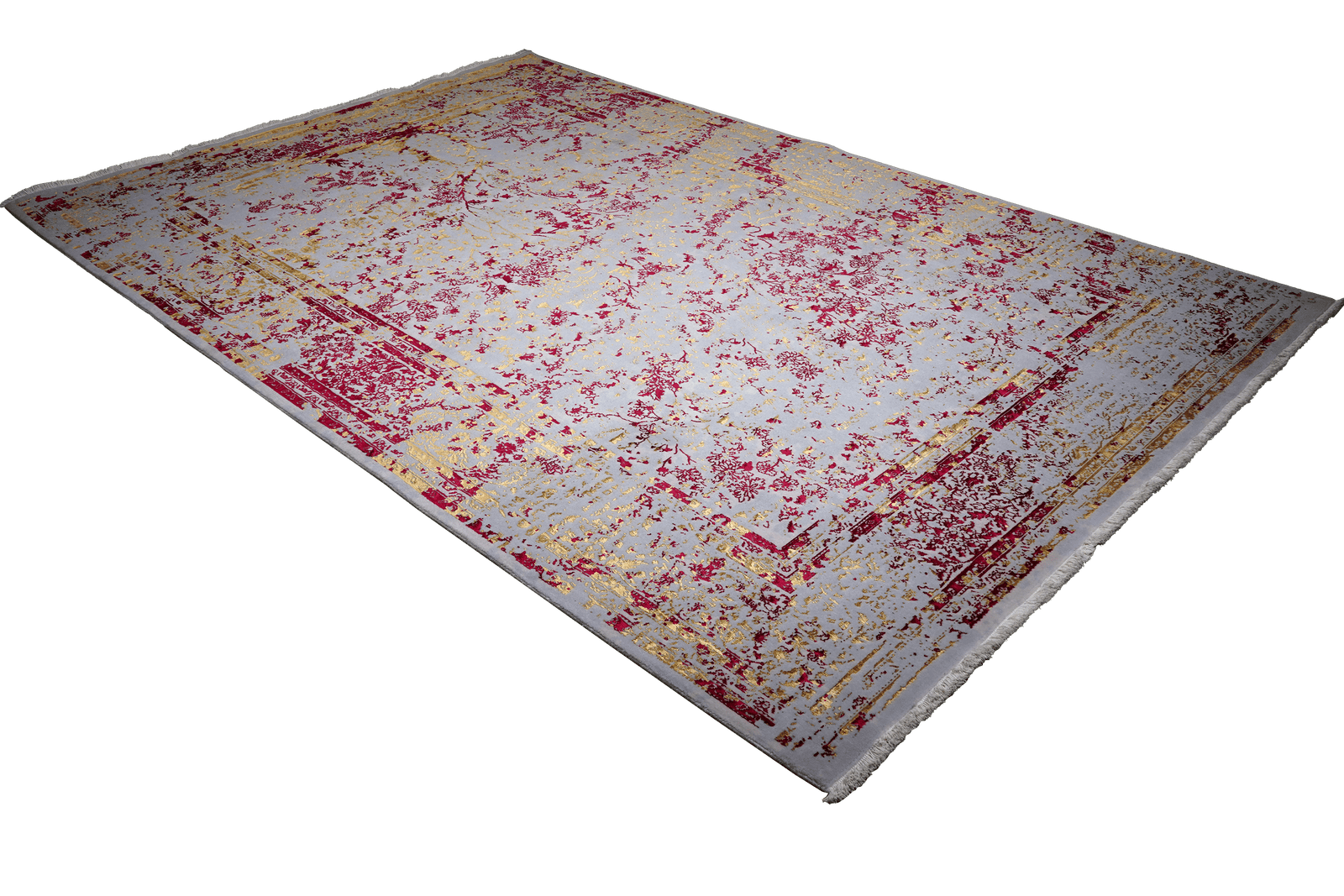 Paradayda — Hand-knotted, 203x297 cm, Violett, 70% Baumwolle, 30% Viskose | View 4