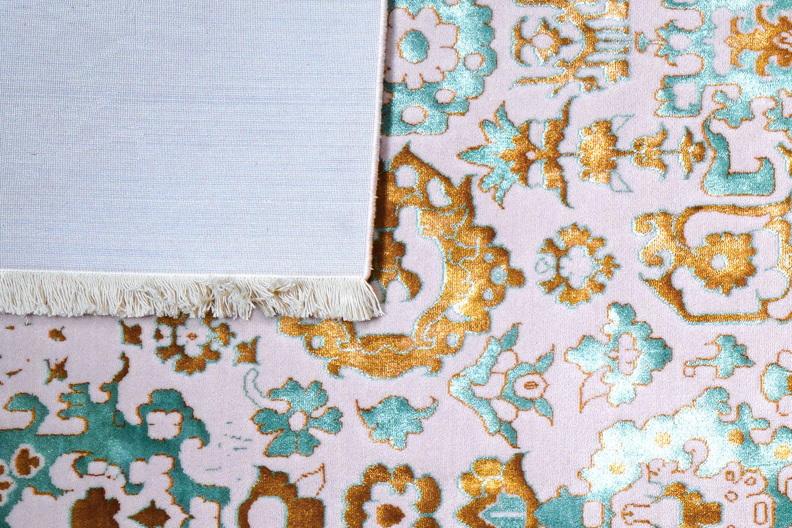 Paradayda — Hand-knotted, 204x298 cm, Beige, 50% Baumwolle, 50% Viskose | View 7
