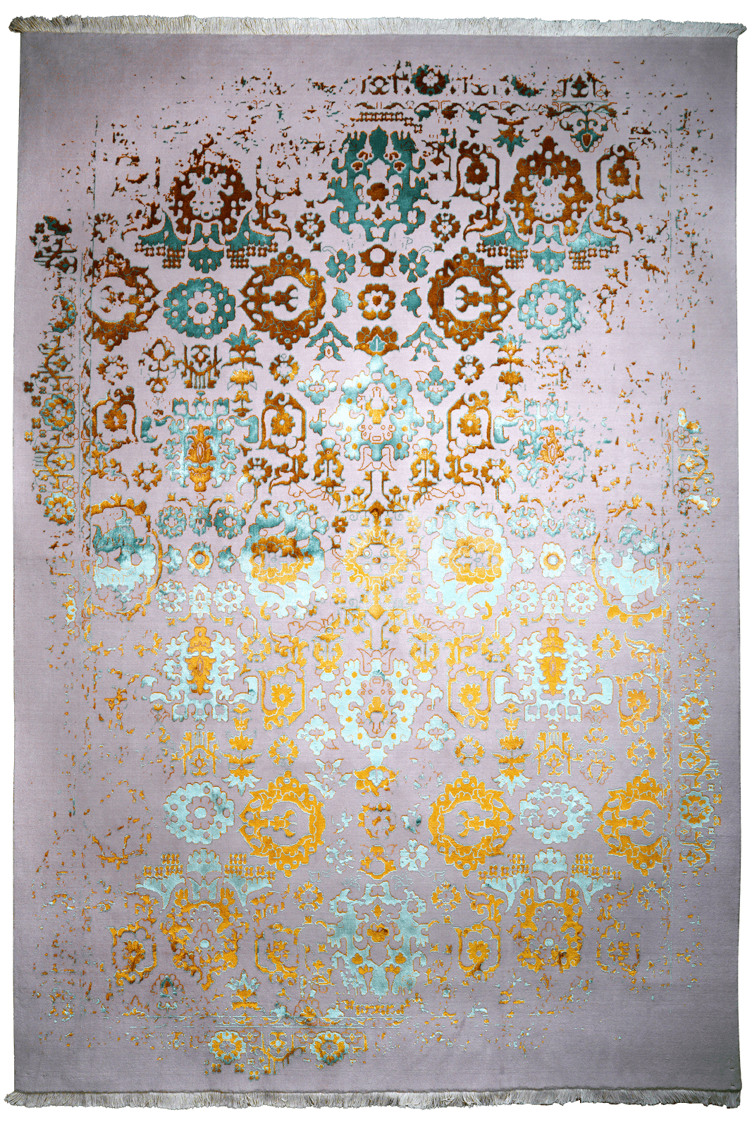 Paradayda — Hand-knotted, 204x297 cm, Beige, 50% Baumwolle, 50% Viskose | Main view