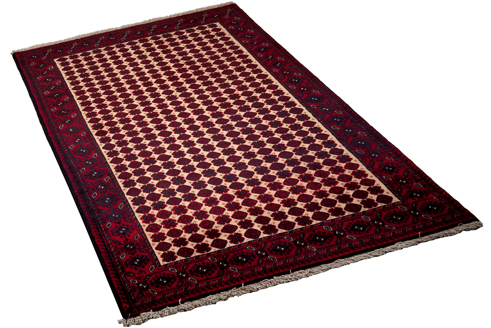 Belutch — Hand-knotted, 92x152 cm, Beige, 100% Virgin Wool | View 4