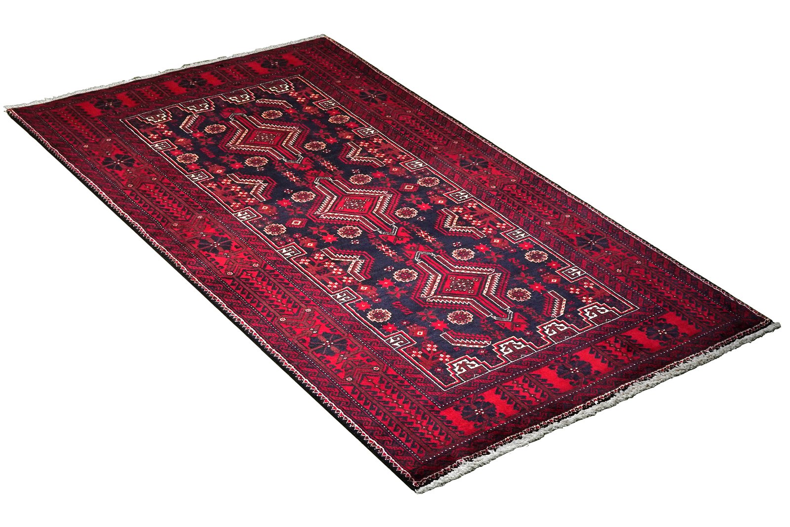 Belutch — Hand-knotted, 100x194 cm, Multicolor, 100% Virgin Wool | View 4