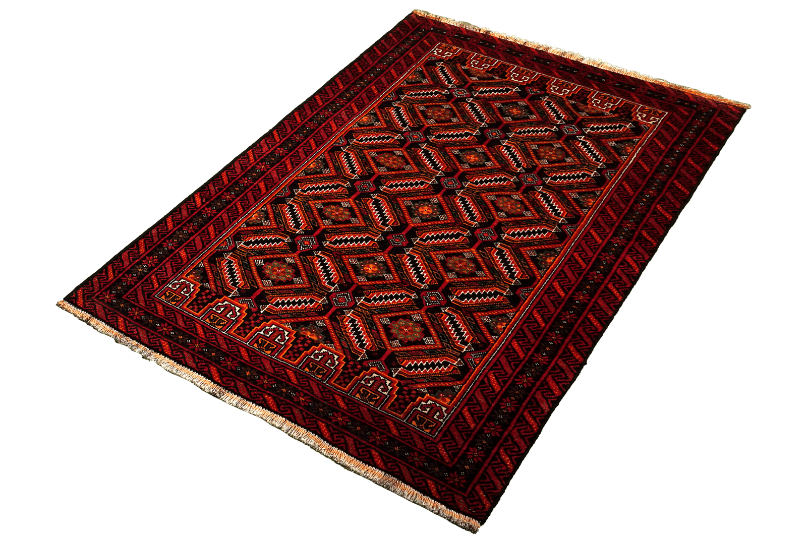 Belutch — Hand-knotted, 99x173 cm, Multicolor, 100% Virgin Wool | View 5
