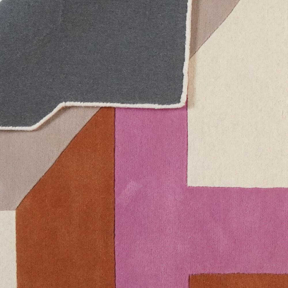 Milo — Hand-knotted, 200x150 cm, Violett, 50% Schurwolle, 50% Viskose | View 5