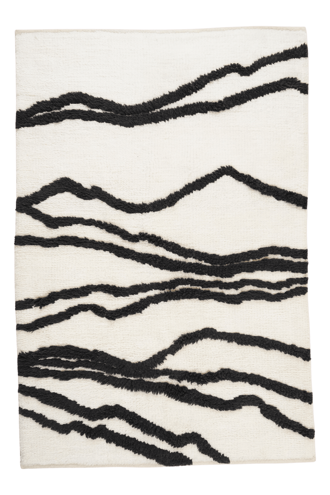 Morrocan Mirage — Hand-knotted, 240x170 cm, Beige, 100% Virgin Wool | Main view