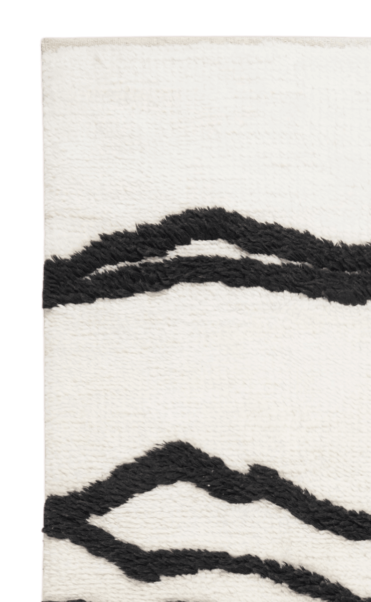 Morrocan Mirage — Hand-knotted, 300x200 cm, Beige, 100% Virgin Wool | View 3