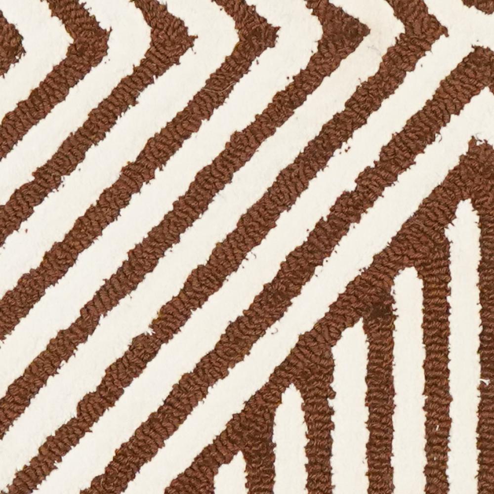 Maze — Hand-knotted, 180x120 cm, Brown, 50% Schurwolle, 50% Viskose | View 5