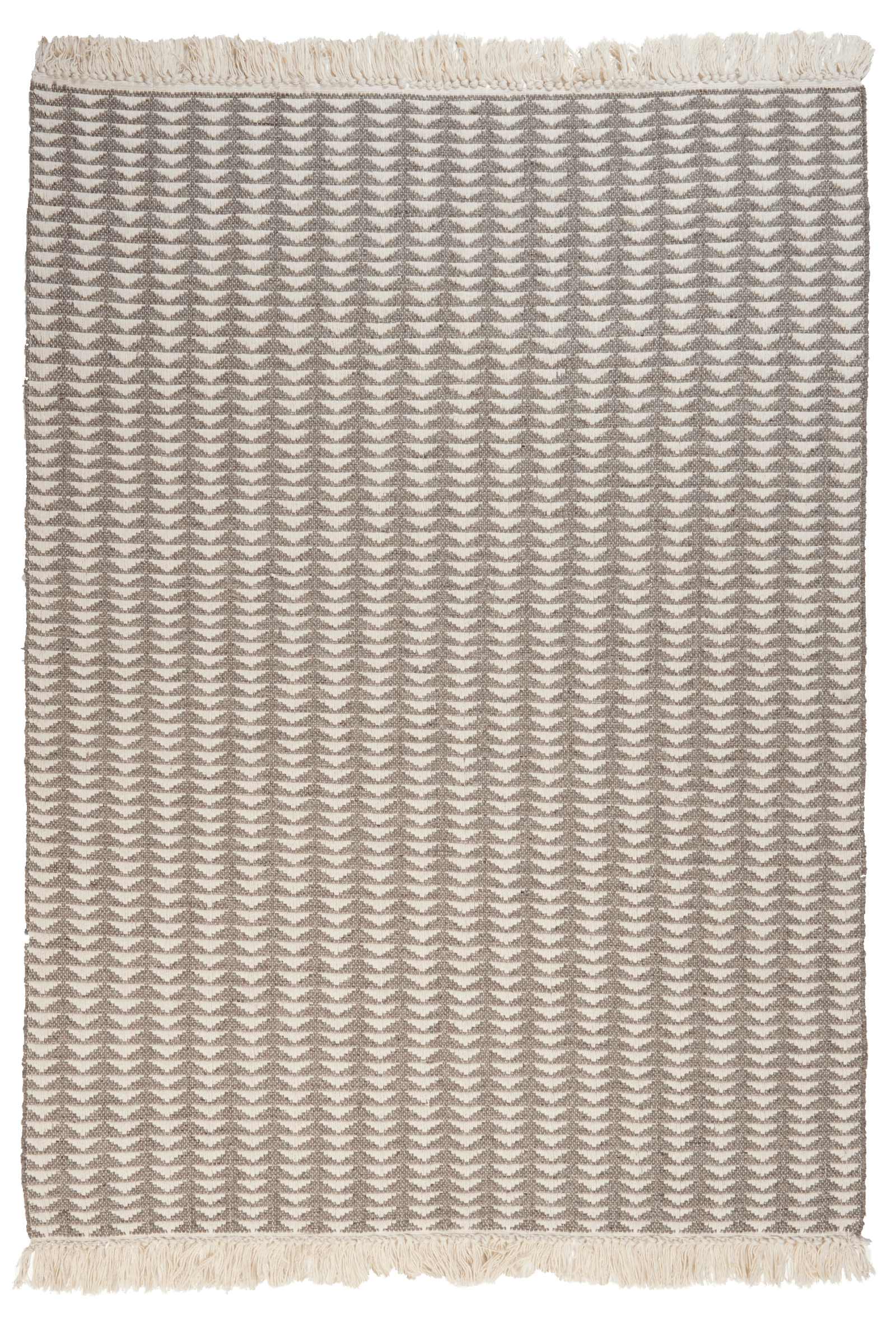 Dhurrie — Handmade, 290x200 cm, Beige, 80% Schurwolle, 20% Baumwolle | Main view