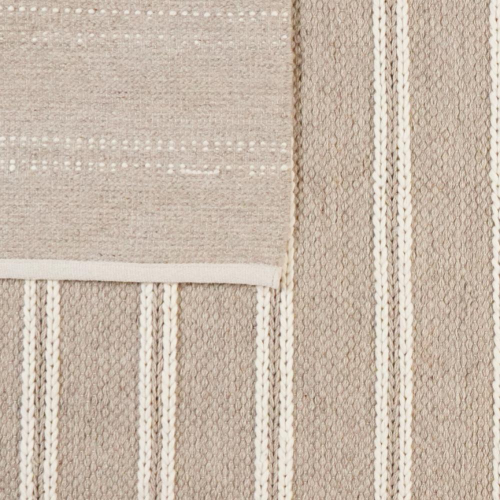 Dhurrie — Handmade, 170x120 cm, Brown, 80% Schurwolle, 20% Baumwolle | View 5
