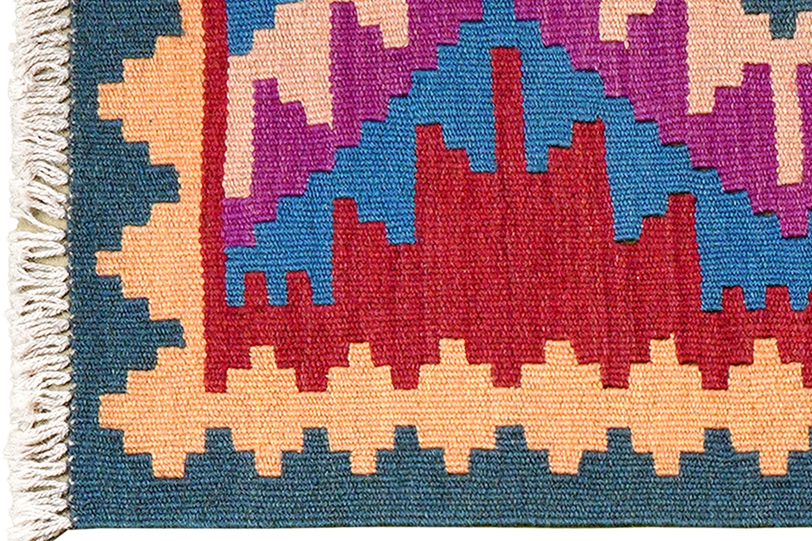 Kelim Gashgai — Handmade, 62x84 cm, Multicolor, 100% Virgin Wool | View 3
