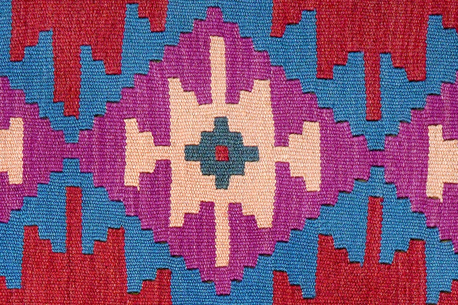 Kelim Gashgai — Handmade, 62x84 cm, Multicolor, 100% Virgin Wool | View 5