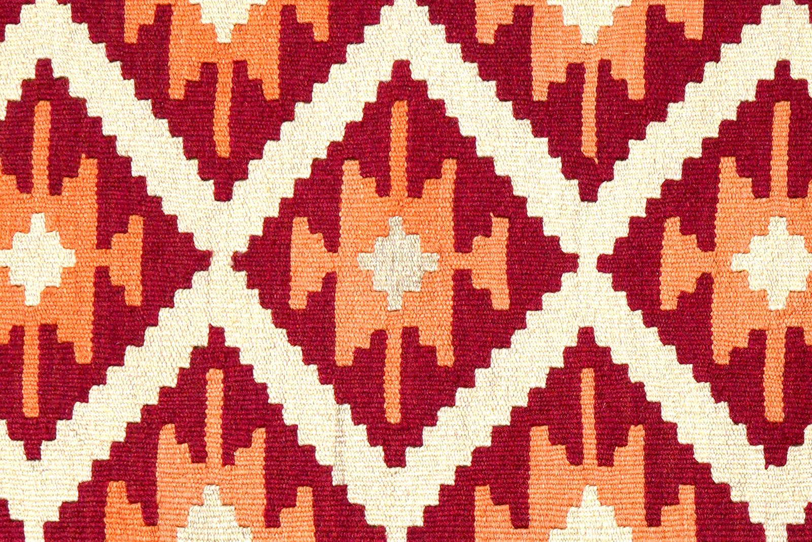 Kelim Gashgai — Handmade, 103x154 cm, Beige, 100% Virgin Wool | View 5
