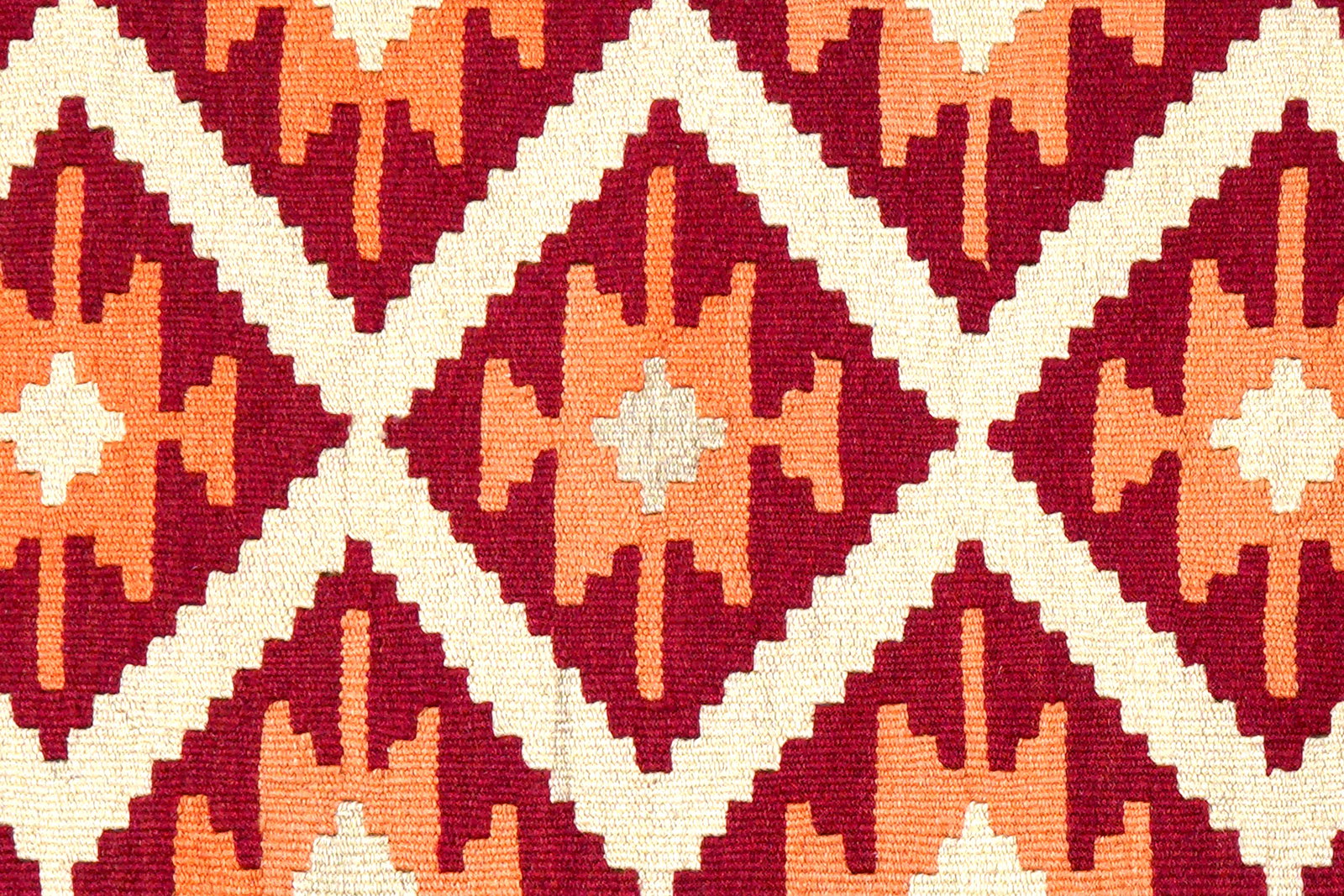 Kelim Gashgai — Handgefertigt, 154x103 cm, Rot, 100% Virgin Wool | View 6