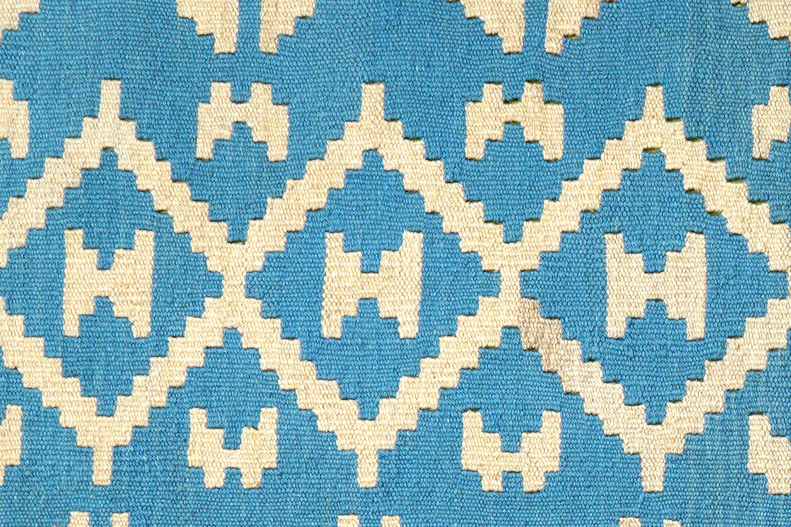 Kelim Gashgai — Handmade, 102x155 cm, Blue, 100% Virgin Wool | View 5