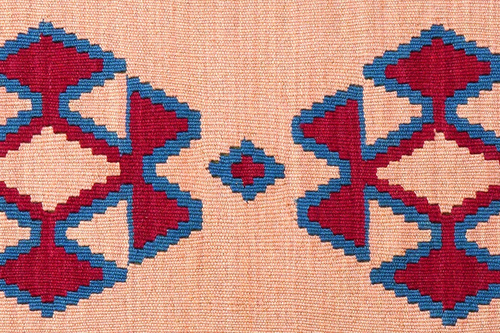 Kelim Gashgai — Handmade, 61x89 cm, Beige, 100% Virgin Wool | View 5