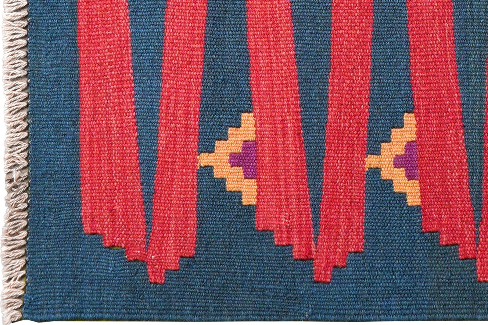Kelim Gashgai — Handmade, 60x87 cm, Multicolor, 100% Virgin Wool | View 3
