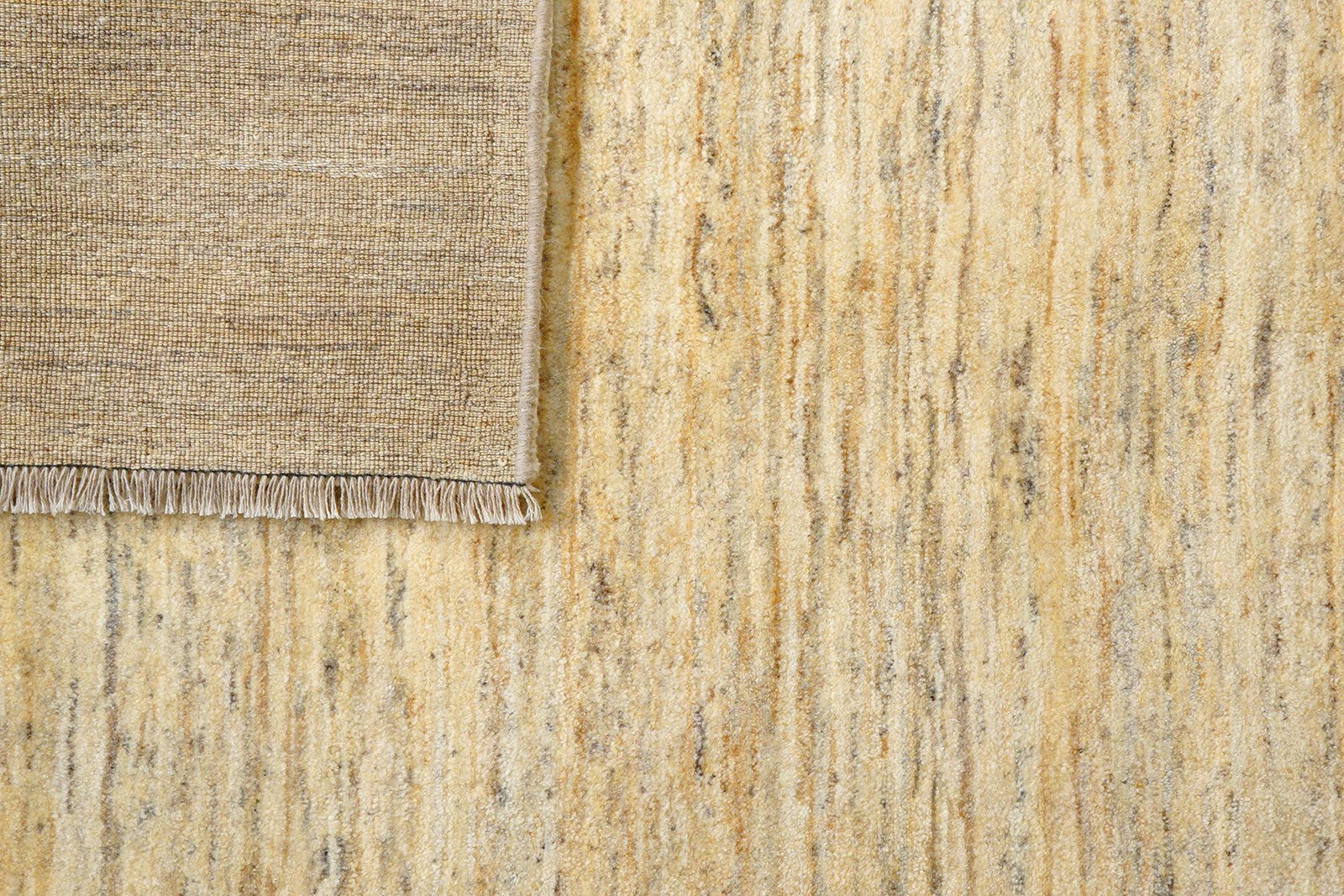 Gabbeh — Hand-knotted, 165x251 cm, Beige, 100% Virgin Wool | View 7